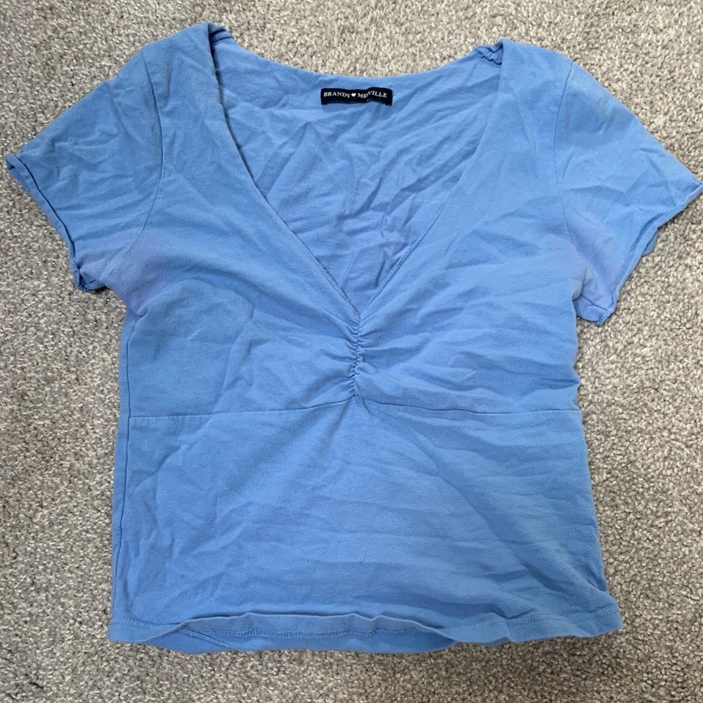 Brandy Melville cinched crop top